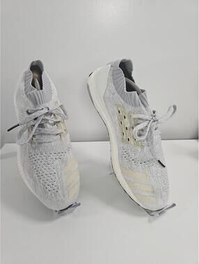 Adidas Ultra Boost Grey Knit Running Shoes